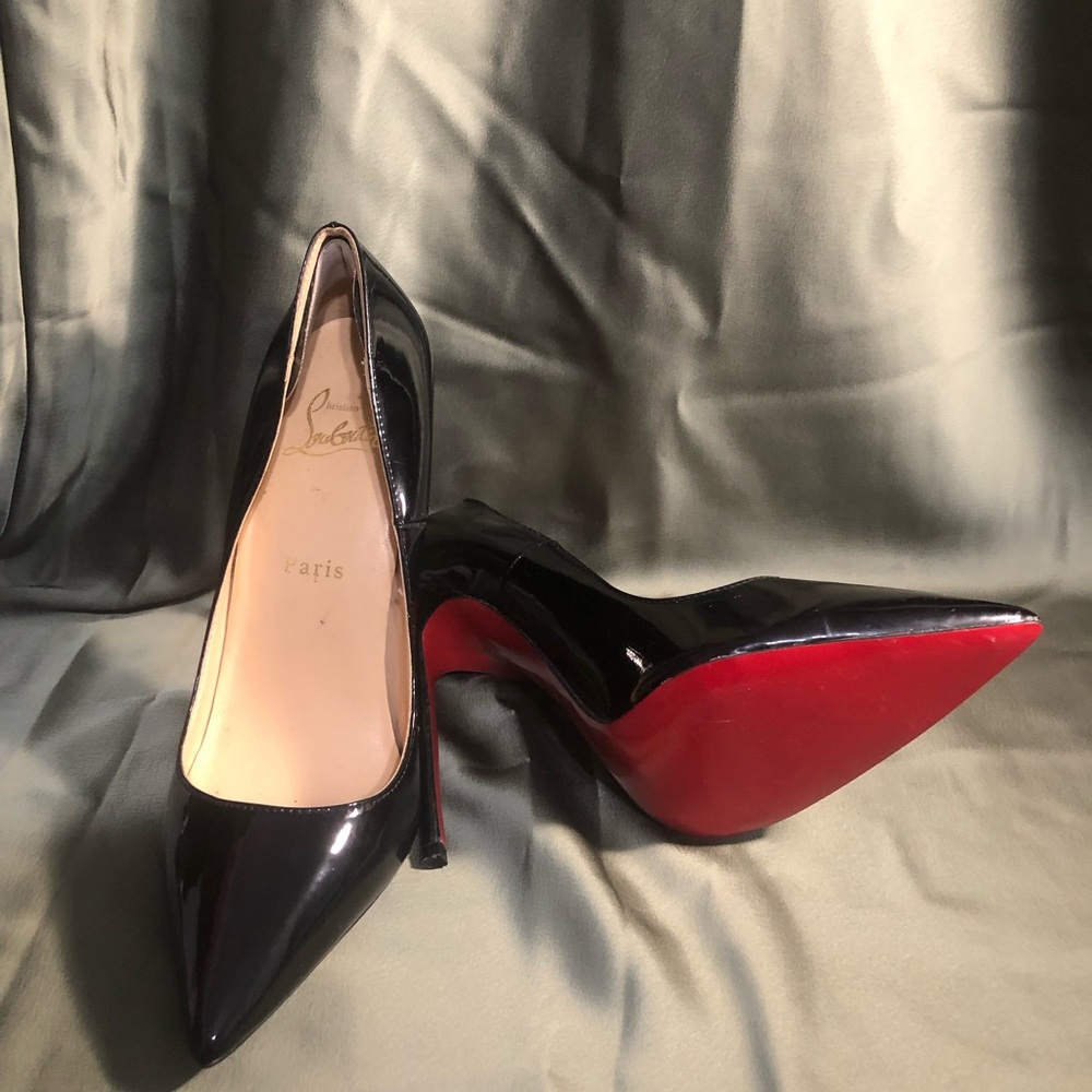 Christian Louboutin black heels size 37 1/2